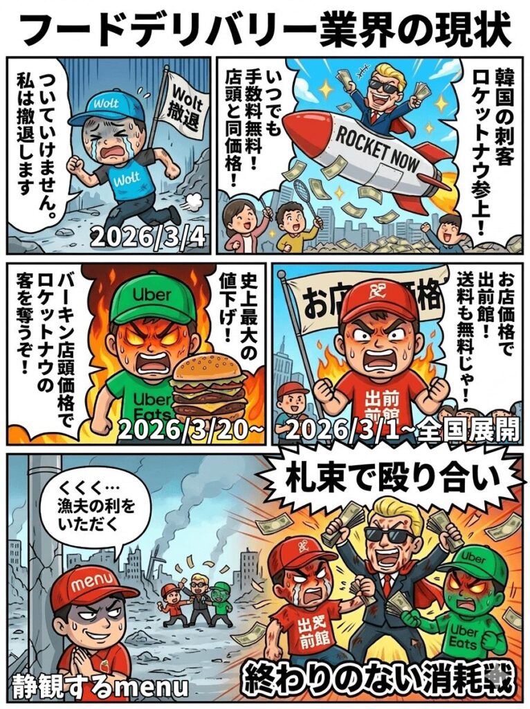 第二次フードデリバリー戦争