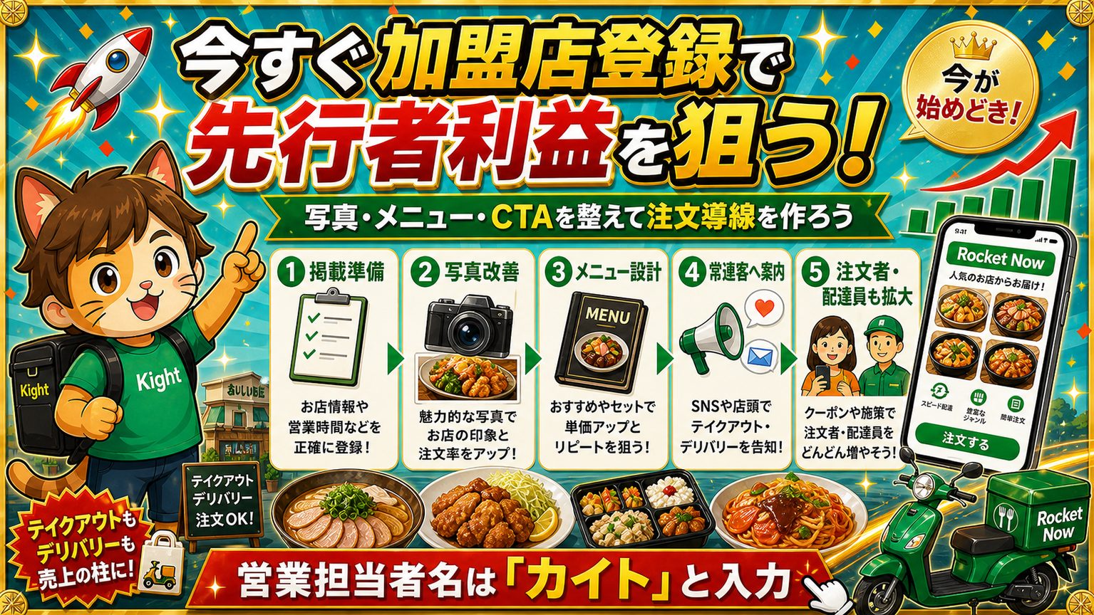 ロケットナウ加盟店登録まとめCTA