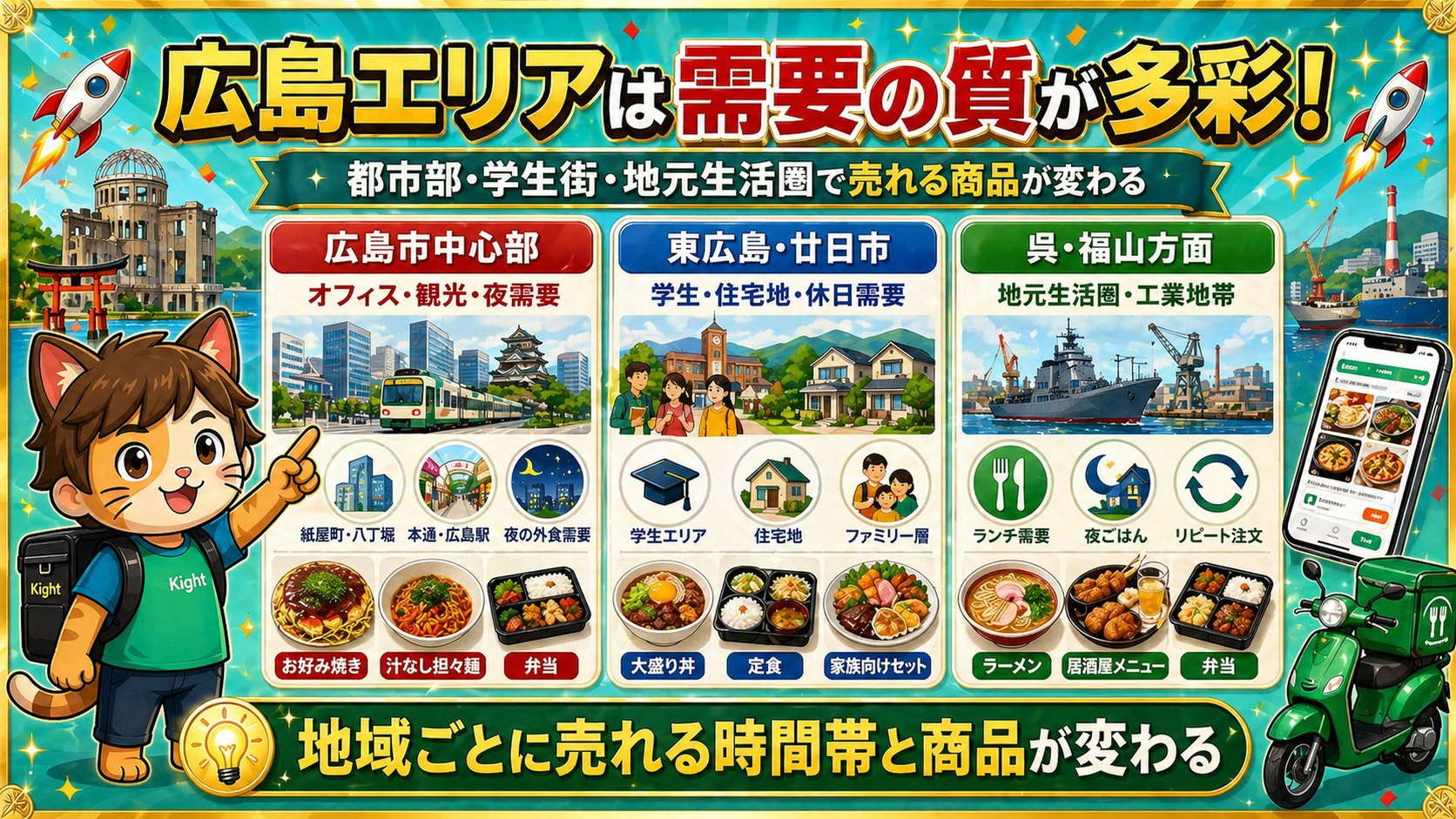 広島エリアの特徴まとめ