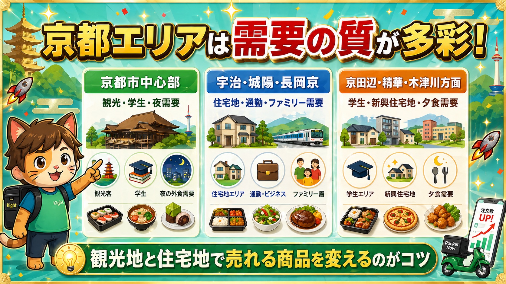 京都エリアの特徴まとめ