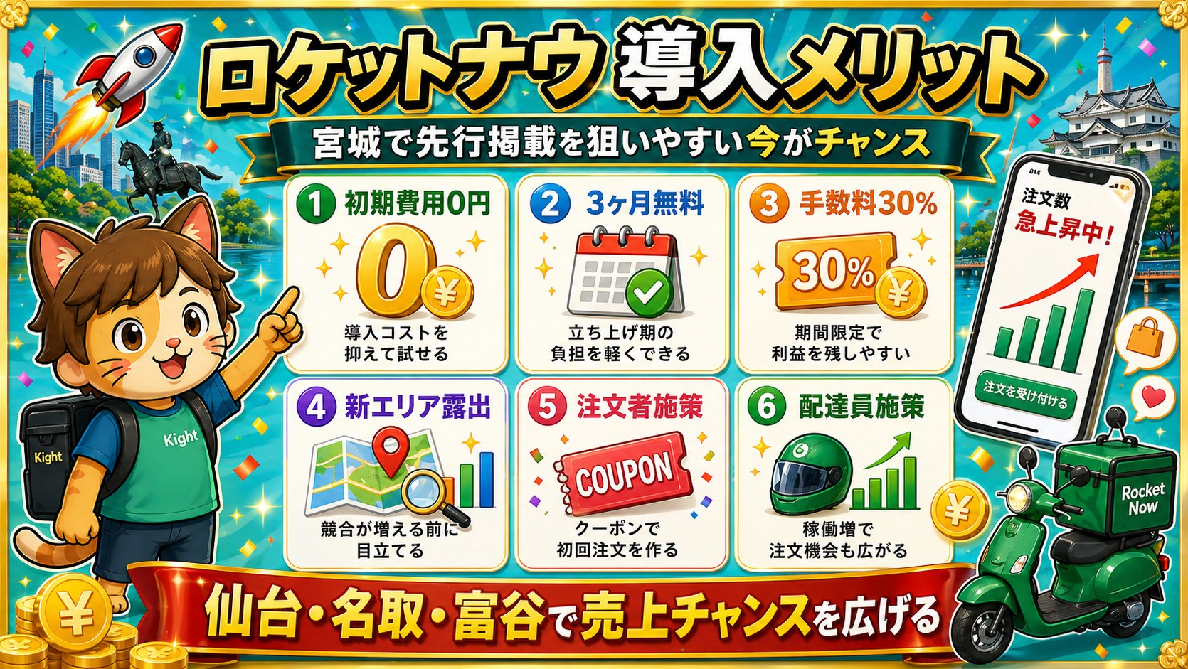 ロケットナウ導入メリット