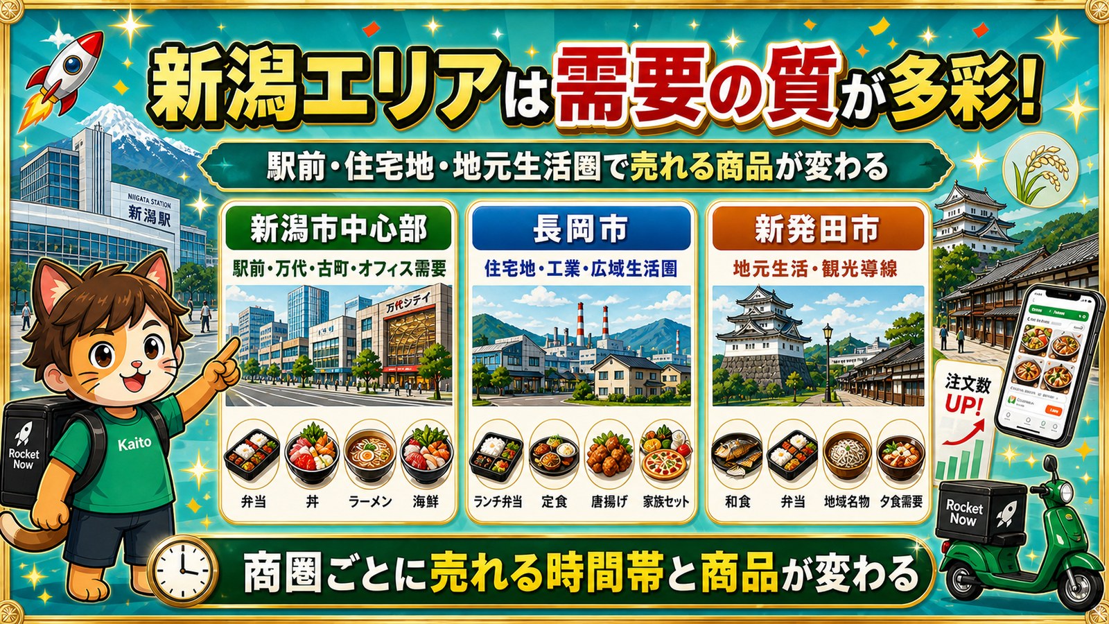 新潟エリアの特徴まとめ