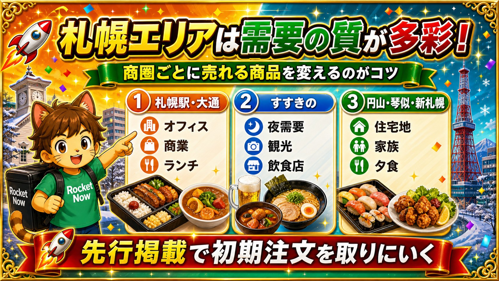 札幌エリアの特徴まとめ