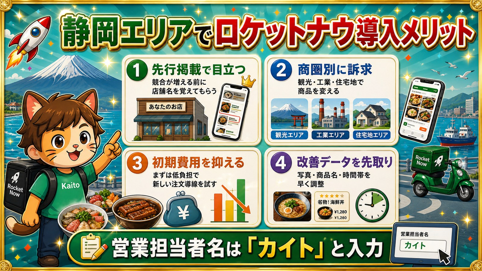 ロケットナウ導入メリット