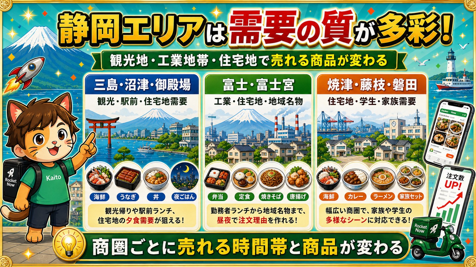 静岡エリアの特徴まとめ