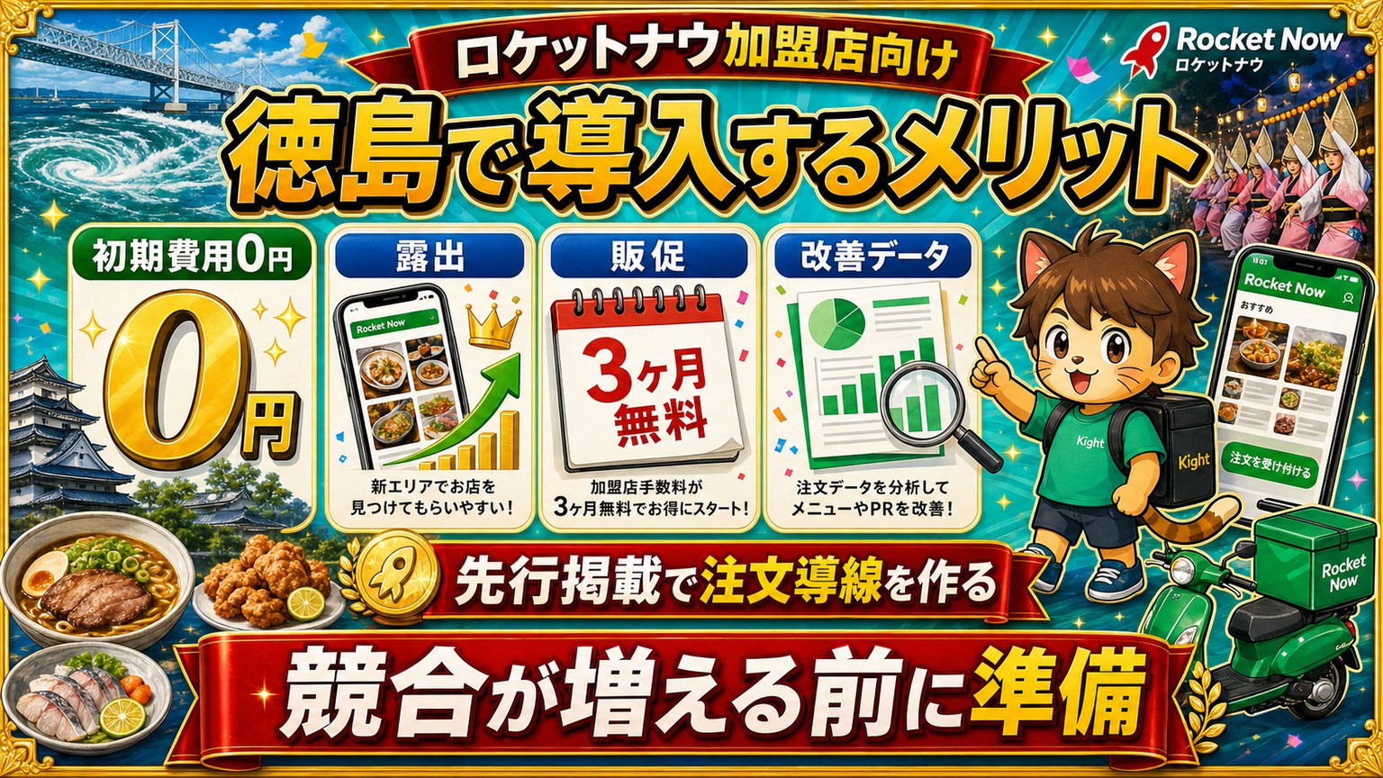 ロケットナウ徳島エリア導入メリット