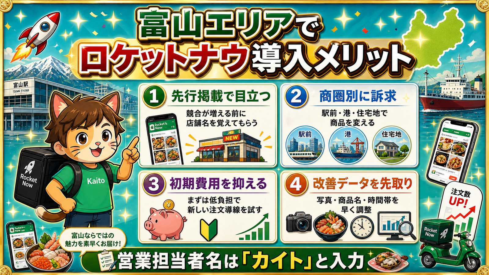 ロケットナウ導入メリット