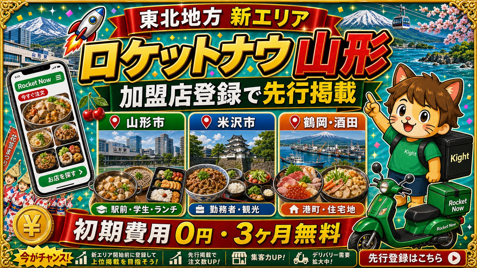 ロケットナウ山形エリア加盟店登録サムネイル