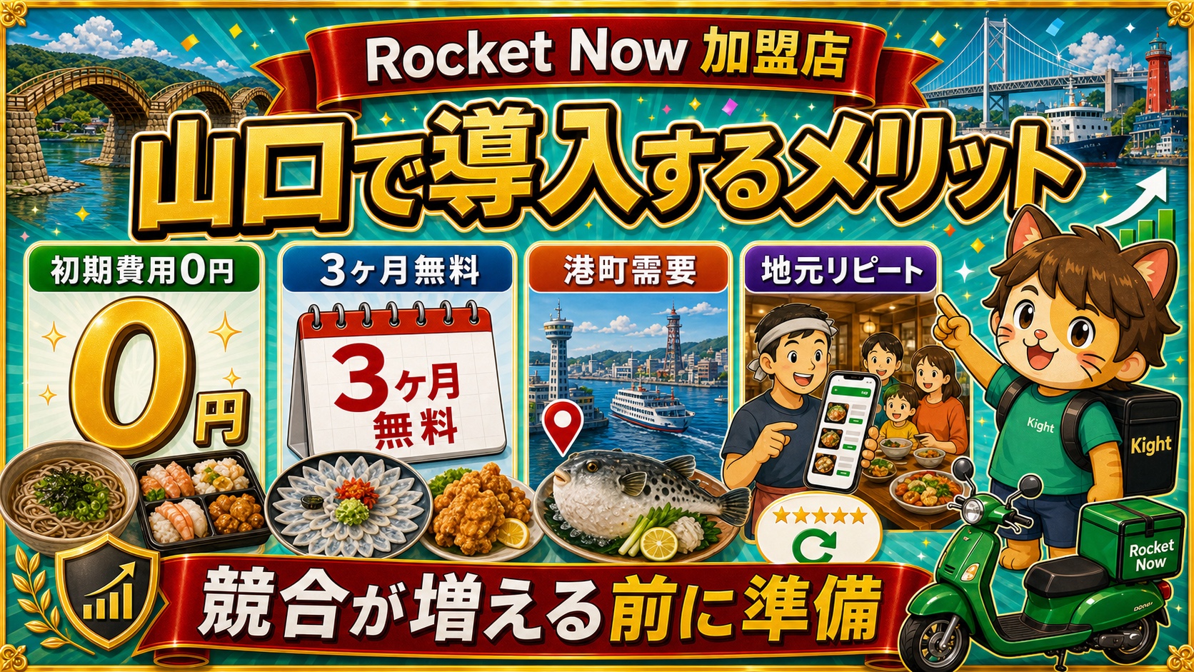 ロケットナウ山口エリア導入メリット